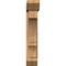 Ekena Millwork Balboa Slat Smooth Bracket w/ Offset Brace, Western Red Cedar, 7 1/2"W x 30"D x 42"H BKT0806X30X42BOA06SWR - alternate 3